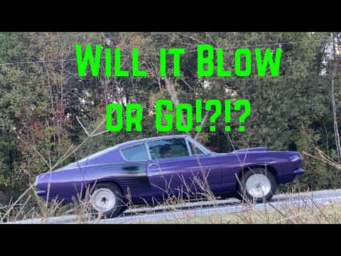 Barracuda DragCar: First Test Drive with 408 Stroker