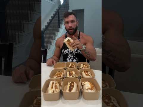 Beef, Bacon, Egg Burritos with Raising Cane’s Protein Sauce