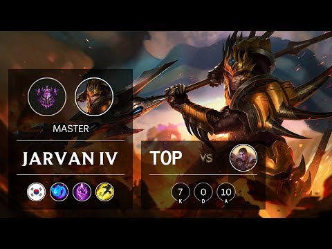 Jarvan IV Top vs Jayce - KR Master Patch 9.13