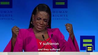 The first 5 minutes of the human rights campaign speech, directed by Sheryl Lee Ralph (2022)