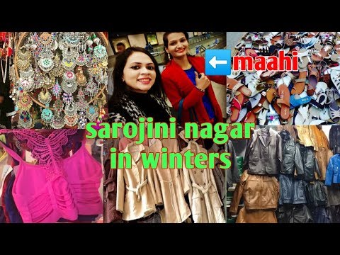 Sarojini nagar market in winters | shopping with sma maahi