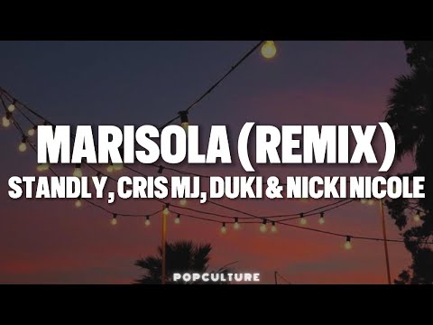 Cris Mj, Duki, Nicki Nicole & Standly - Marisola (Remix) (LYRICS)