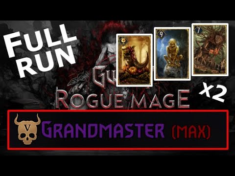 GWENT: Rogue Mage - lvl 100 Grandmaster full run with bulwark