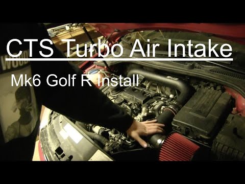 CTS Turbo Cold Air Intake Install/Unboxing | Mk6 Golf R