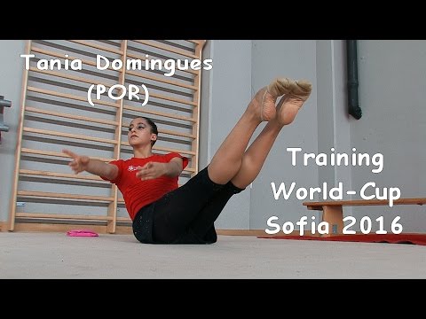 Tania Domingues (POR) Training World Cup Sofia 2016