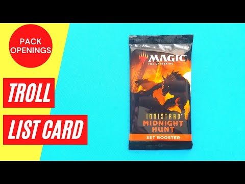 Troll List Card - Innistrad Midnight Hunt Booster Pack Opening 20 - Magic The Gathering #MTG #Shorts