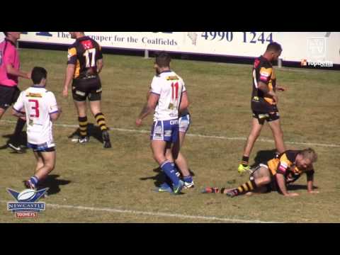 2016 Newcastle RL Round 8 - Open Grade Highlights - Cessnock Goannas v Central Butcher Boys