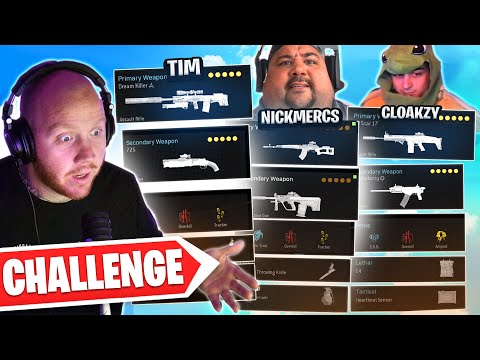 WE BUILD EACH OTHERS LOADOUTS IN WARZONE... 😂