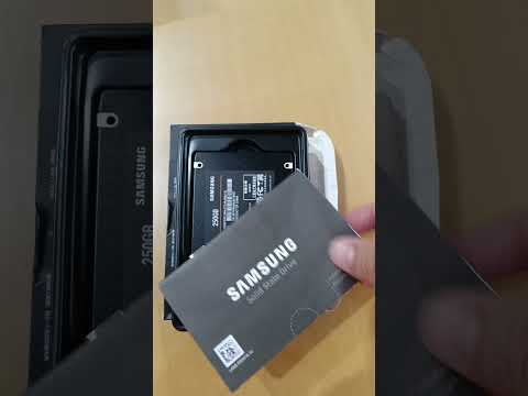 Samsung 870 EVO SATA SSD 2.5inch 250GB read upto 560 MB/s write upto 530 MB/s Unboxing