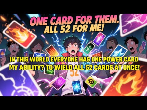In This World EVERYONE HAS ONE Power Card. MY ABILITY? TO WIELD ALL 52 CARDS AT ONCE!