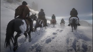 Red Dead Redemption 2 [See the Fire in your Eyes - Carriage Theme] - Gameplay PS4