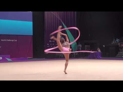 Veronika Hudis AZE Ribbon AA World Challenge Cup Cluj 24 August 2019