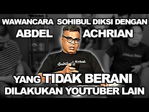 Wawancara Abdel Achrian yang tidak pernah dilakukan Youtuber lain.