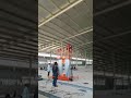 Electric Ladder Aluminum Platform Work Double Mast 3