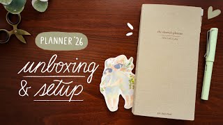 Planner Unboxing & Setup 2026 | Faded Chronicle TN All In One