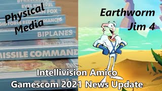Intellivision Amico Gamescom 2021 News Update: Physical Media, Earthworm Jim 4