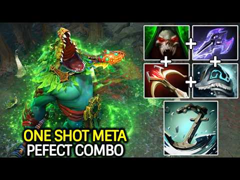 Tidehunter Pefect Combo – Annoying Build One Shot Meta Dota 2