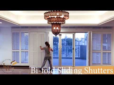 Our First Floor to Ceiling Bi-fold Plantation Shutters