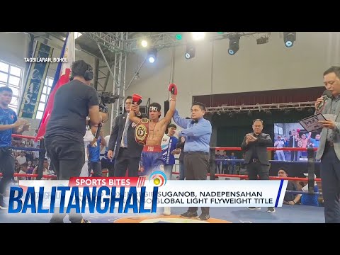 Filipino boxer Regie Suganob, winner! BT