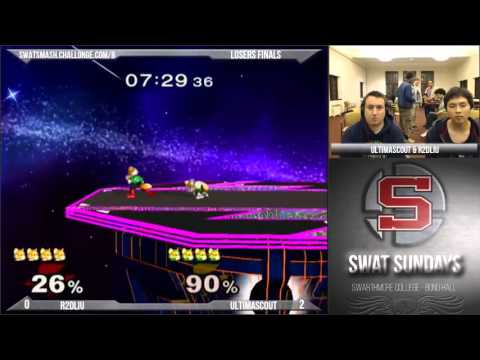 Swat Sundays #8: R2DLiu (Marth, Fox) vs Ultimascout (Fox, Marth) - Losers Finals