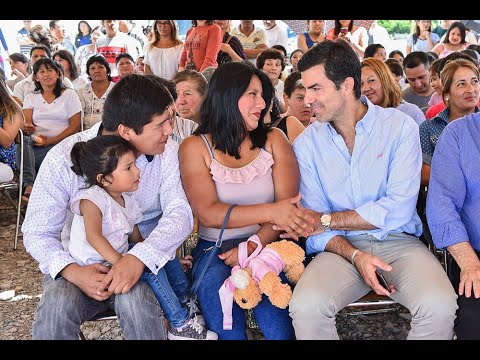 Cincuenta familias de La Merced recibieron llaves y documentación de sus viviendas