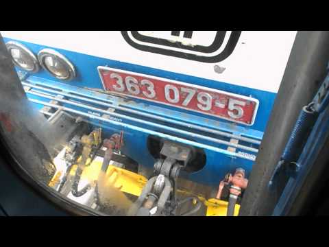 Odjezd vlakem R 608 Svatava (ČD 363.079) - Chomutov město, 19. 2. 2013