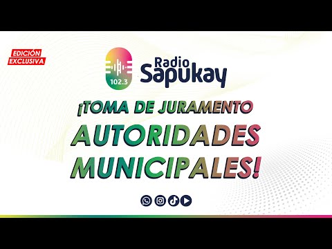 TOMA DE JURAMENTO AUTORIDADES MUNICIPALES - Radio Sapukay 102.3 -Perugorría