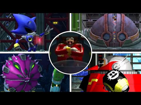 Sonic The Hedgehog 4 Episode 1 & 2 - All Bosses (No Damage)