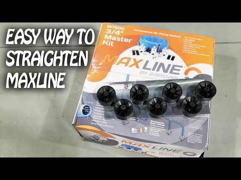 Easy Way To Straighten MAXLINE Air Lines - Quickie From The Shop
