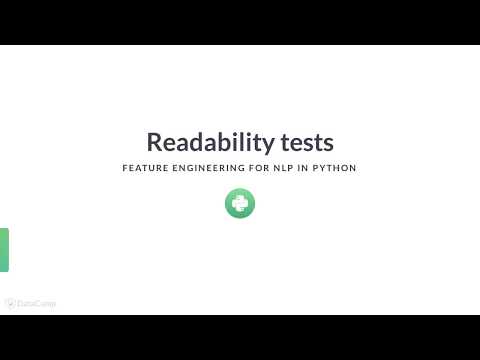 Python Tutorial: Readability tests