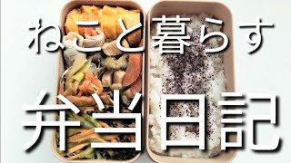 ねこと暮らす前日作り置き弁当日記です