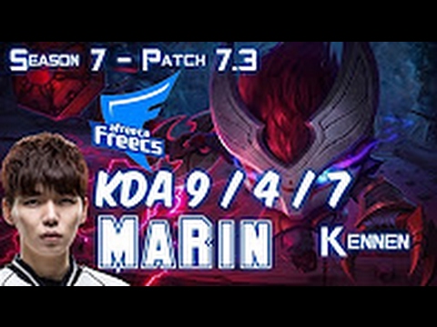 AFs MaRin KENNEN vs CAMILLE Top - Patch 7.3 KOREA Ranked