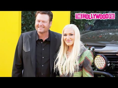 Gwen Stefani & Blake Shelton Look Happy & In Love At 'The Fall Guy' Movie Premiere In Hollywood, CA