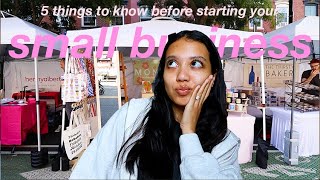 if I started my handmade goods business in 2024 - here's how I would do it // 5 tips  to start a biz