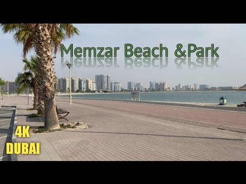 [4k] Dubai Mamzar Beach & Park - Walk in Afternoon July 2021 - DUBAI, UAE 🇦🇪 DEIRA-BEAUTIFUL VIEWS
