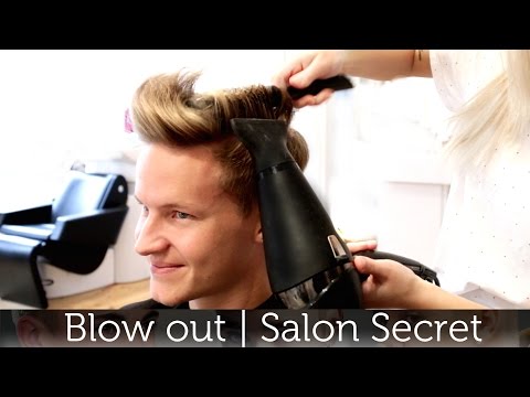 Professional Men's Blowout Tutorial | Slikhaar Studio Salon Secret