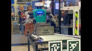 live warehouse demo footage from Automate 2025