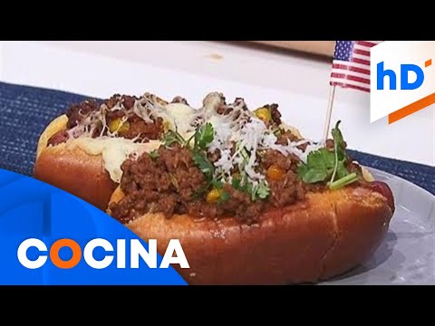 Receta de chile con carne para perros calientes | hoyDía | Telemundo