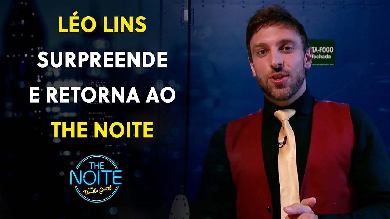 O retorno triunfal do Léo Lins ao palco do The Noite | The Noite (04/03/24)