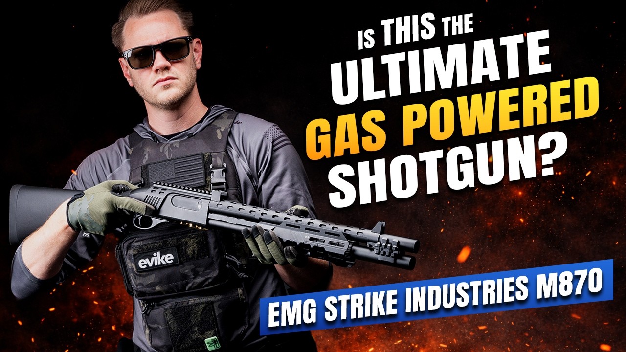 EMG x Strike Industries M870 Gas Powered Pump Action Shotgun w/ M