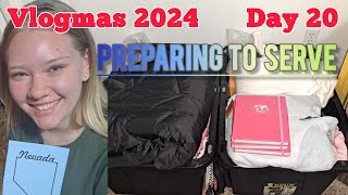 Vlogmas Day 20, Help, What Am I Missing? Packing to Serve a Church Mission