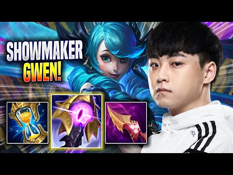 SHOWMAKER IS SO CLEAN WITH GWEN! - DK ShowMaker Plays Gwen TOP vs Ornn! | Season 2022