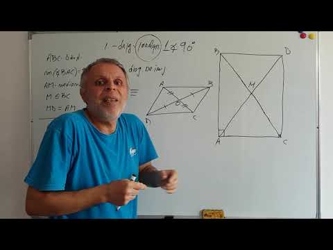 lecții 34: DREPTUNGHIUL 3 - cum demonstrăm că un patrulater e dreptunghi? pam-pam :)