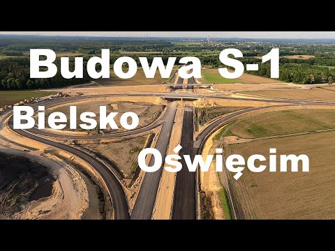 Construction of S-1 #15 Bielsko-Biała - Oświęcim Junction 4K