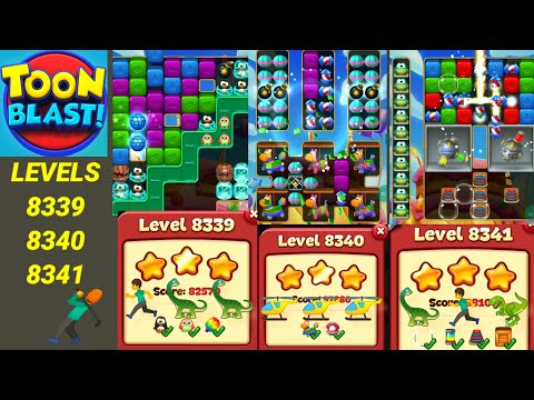 Toon Blast Levels 8339 8340 8341 ✨🏃