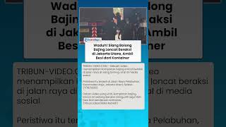 Siang Bolong Bajing Loncat Beraksi di Jakarta Utara, Mengutil Besi dari Kendaraan Kontainer