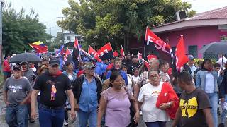 Militancia sandinista de Rivas participa en caminata en saludo al 47/19