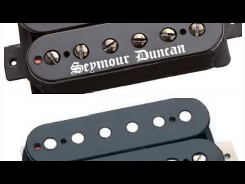 Seymour Duncan Black Winter vs JB (Cell phone recording)