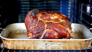 Baked, Whole Bone-In Ham with Brown Sugar Glaze