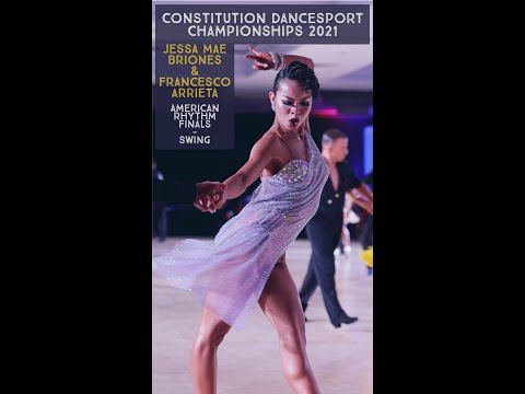 Jessa Mae Briones and Francesco Arrieta- Constitution Dancesport Championships 2021- Swing